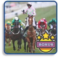 Horse Racing and a Bonus Icon with 3 Golden Stars