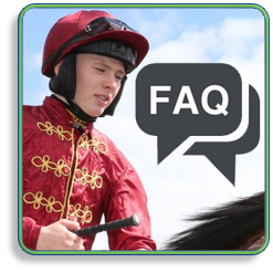 Horse Jockey - FAQ Bubble Text