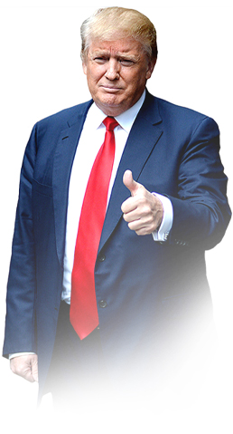 Donald Trump Giving a Thumbs Up