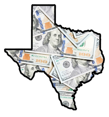 Texas Filled With Money
