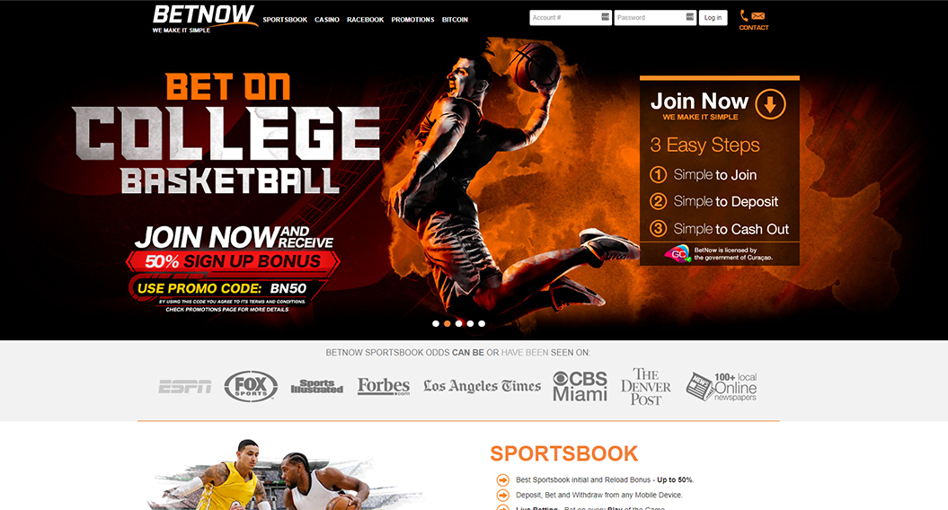 Betnow Homepage Screenshot