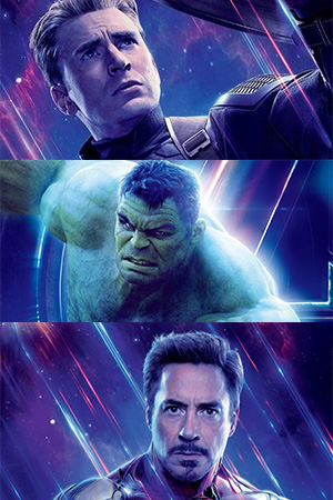 Captain America, Hulk, Ironman