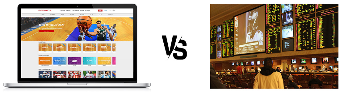 Online Sports Betting Site vs Land-Based Sportsbook