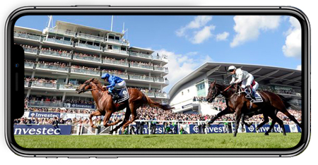 Investec Derby in iPhone