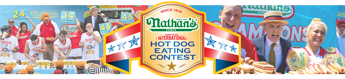 Hot Dog Eating Contest, Logo, Winners