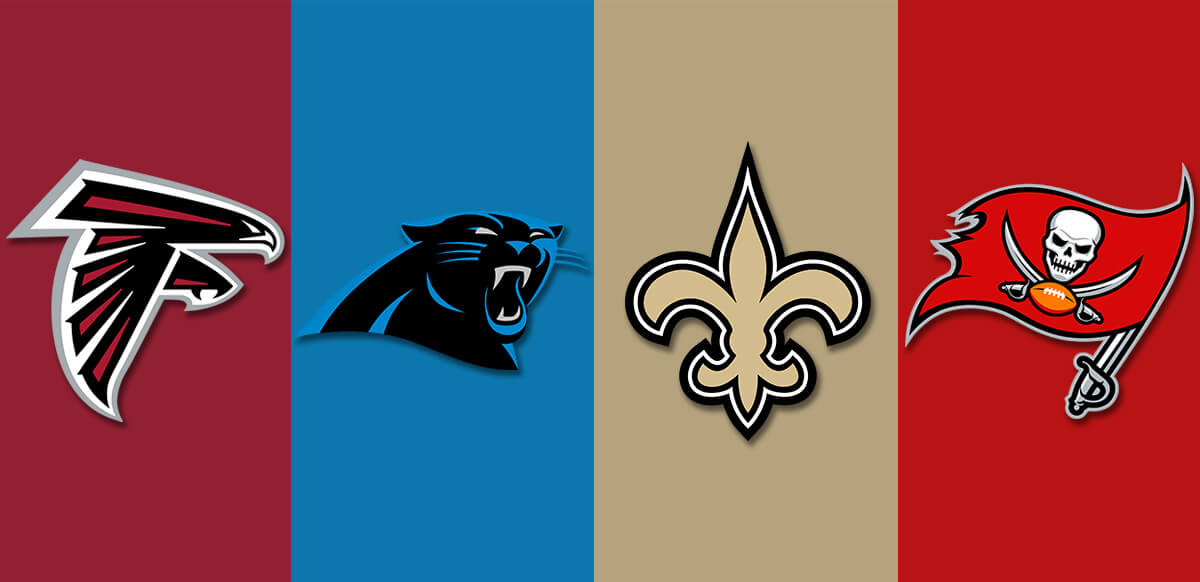 NFC South Logos