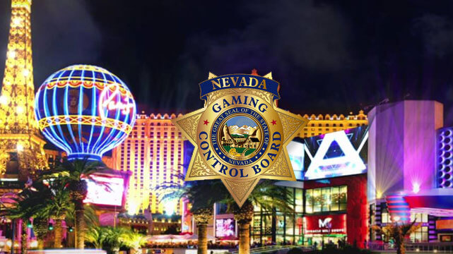 Nevada Gaming Control Board Logo With Las Vegas Strip