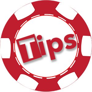 Red Casino Chip With the Word Tips on It1