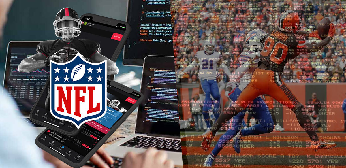 NFL Logo And Researching Lines With Browns Vs Bills