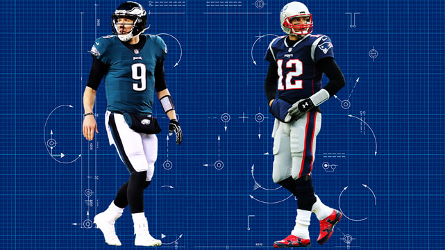 Nick Foles And Tom Brady 3D Render