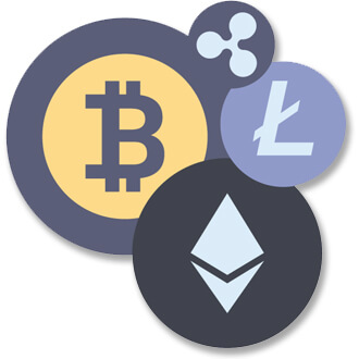 Different Cryptocurrencies Logos