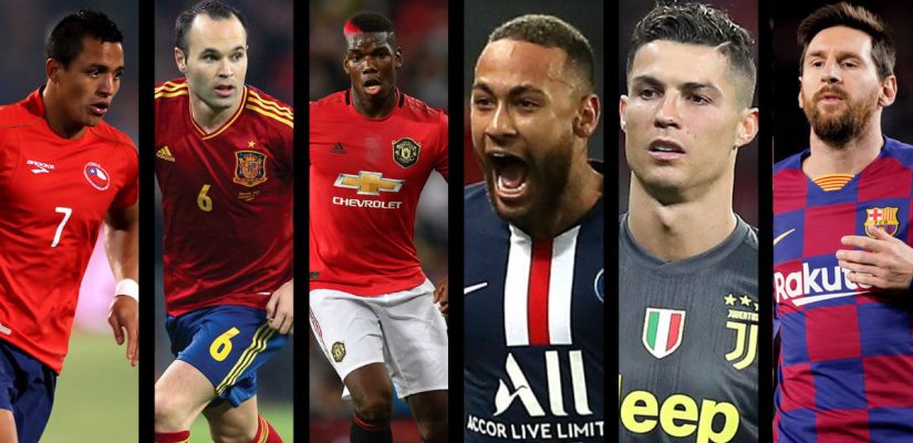 Soccer Players With Largest 6 Highest-Paid Soccer Players