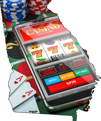 Georgia State Map Outline - Online Casino Games