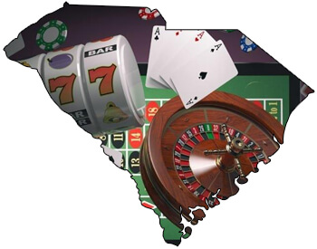 South Carolina Map Silhouette - Online Casino Games