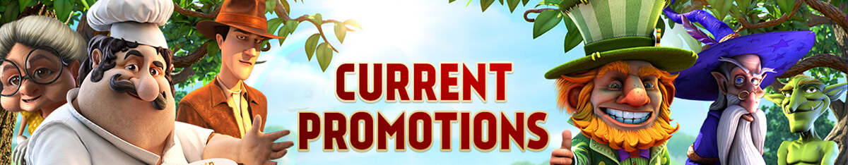 Playamo Current Promotions Banner