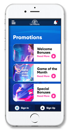 Las Atlantis Casino Promotions - Mobile Phone