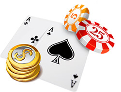 Poker Chips Deposit - Two Aces