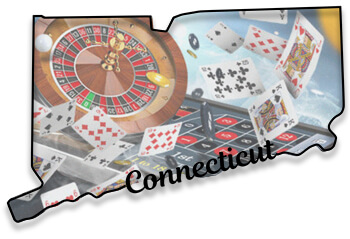 Connecticut Map Silhouette - Online Casino Games