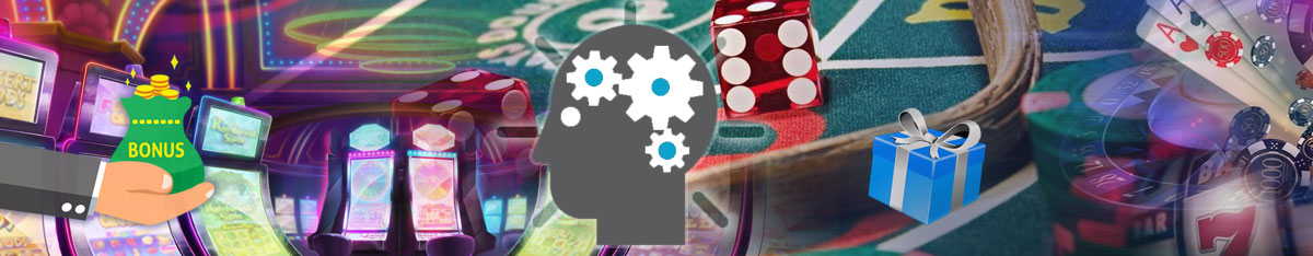 Slot Machines Bonus Sign Blue Gift Red Playing Dice Understanding Mind