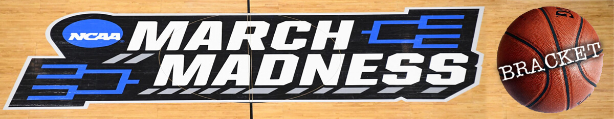 NCAA March Madness Logo Bracket - Basketball Ball