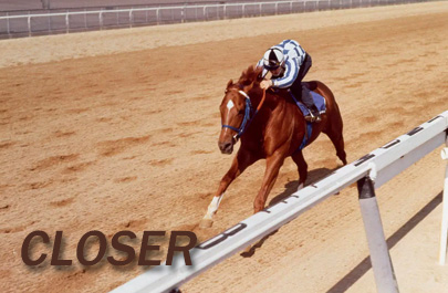 Closer Horse Racing