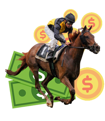 Horse Racer with Money