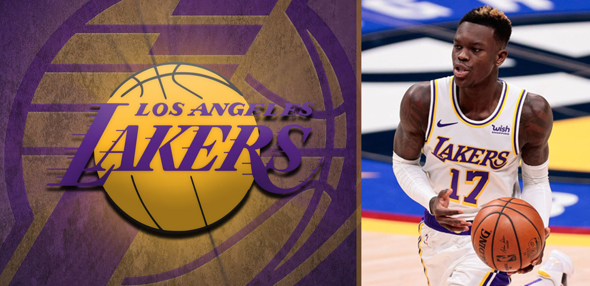 Dennis Schroder Lakers Background