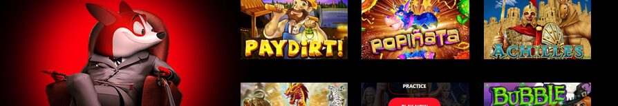 Red Dog Casino Games Banner
