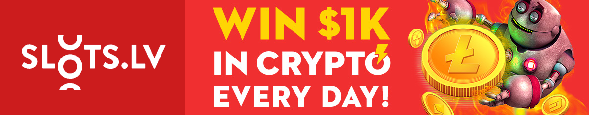 Slots.lv Crypto Giveaway Promotion