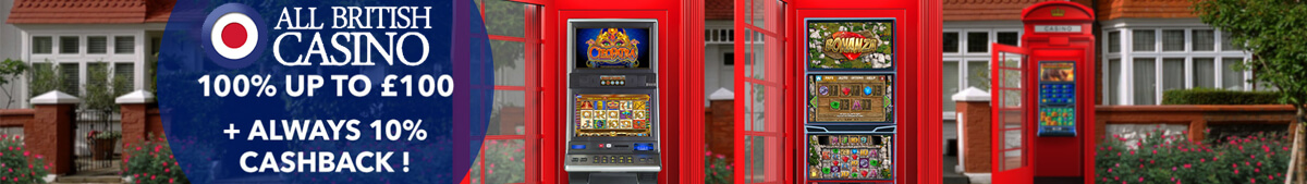 All British Casino Bonus Banner