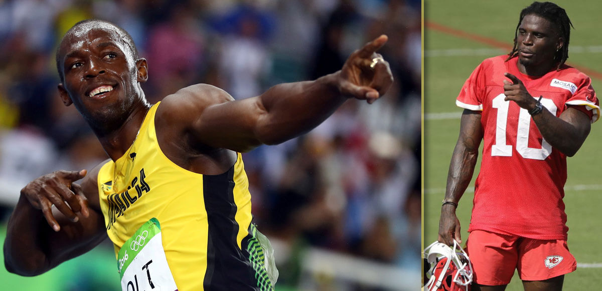 Usain Bolt And Tyreek Hill