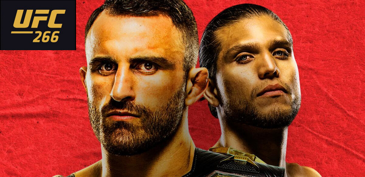 Alexander Volkanovski vs Brian Ortega - UFC 266 Logo