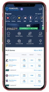 FanDuel Sports Betting App - Mobile Phone