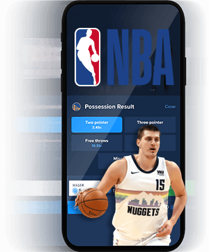NBA Betting App - Mobile - Basketball Player
