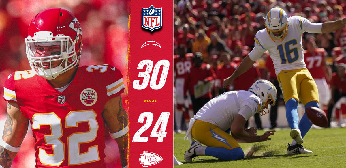 Kansas City Chiefs Vs Chargers Missed Kicked