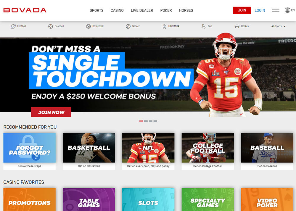 bovada lv sports football nfl