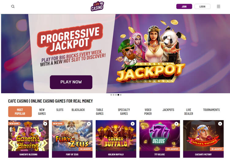 Cafe Casino Review (2022) Unbiased Review of CafeCasino.lv