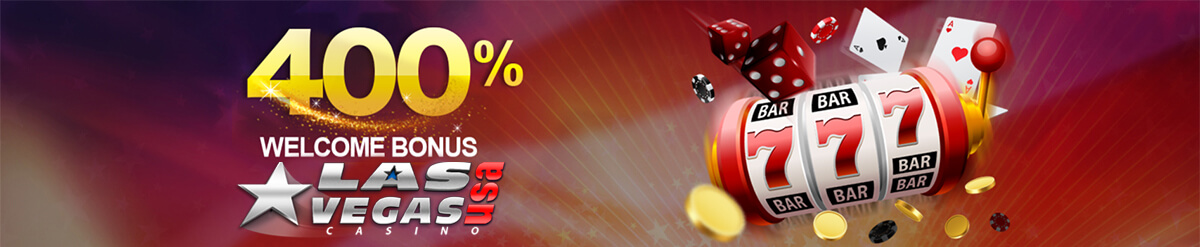 Las Vegas USA Casino Welcome Bonus Banner