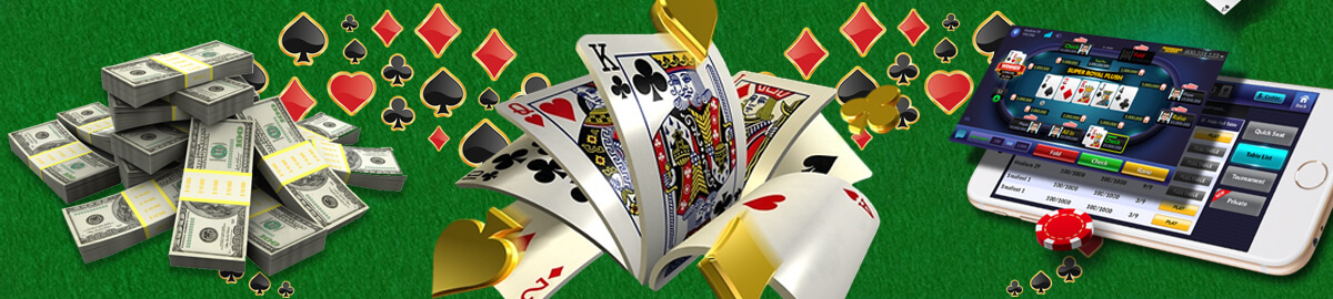 Poker Banner - Money - Poker App - Mobile Phone