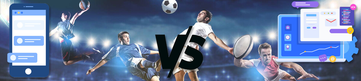 Sports Betting Apps vs Online Betting Sites Banner