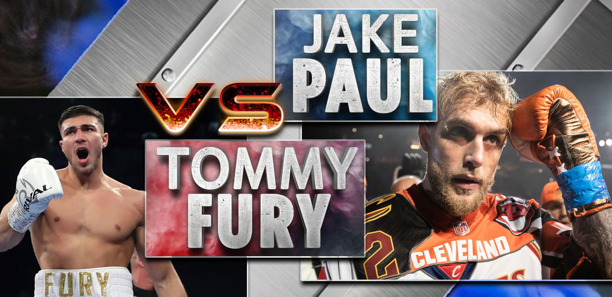 Jake Paul Vs Tommy Fury Metal Background