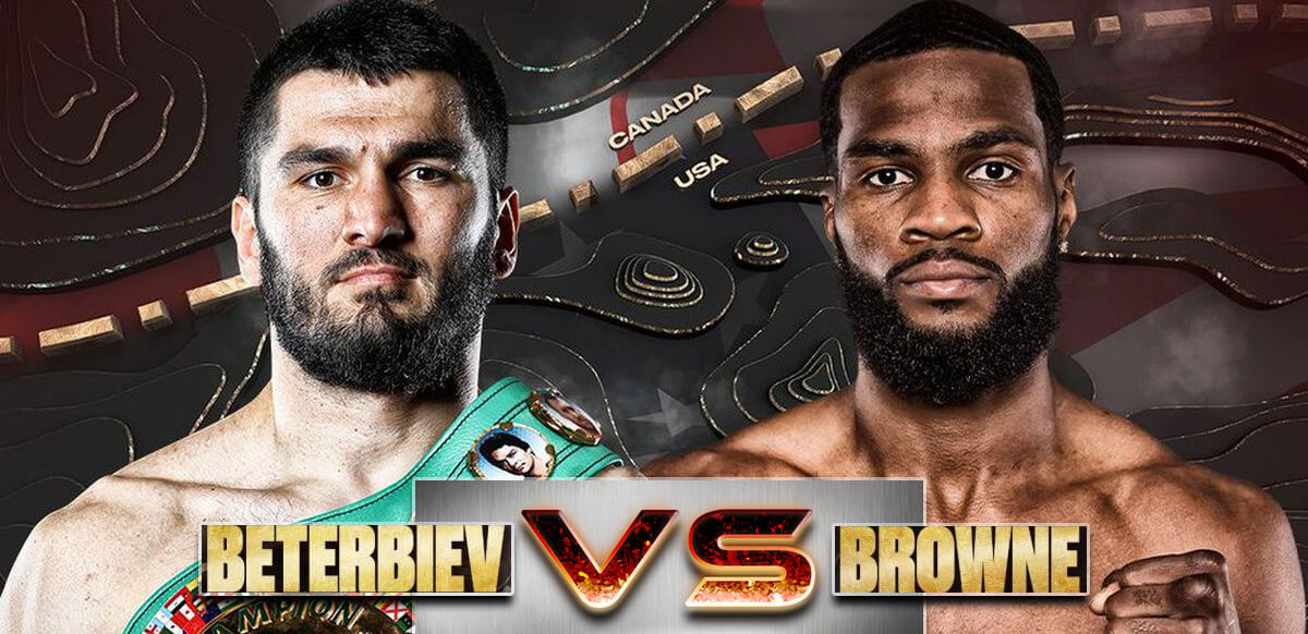 Beterbiev Vs Browne Boxing Background