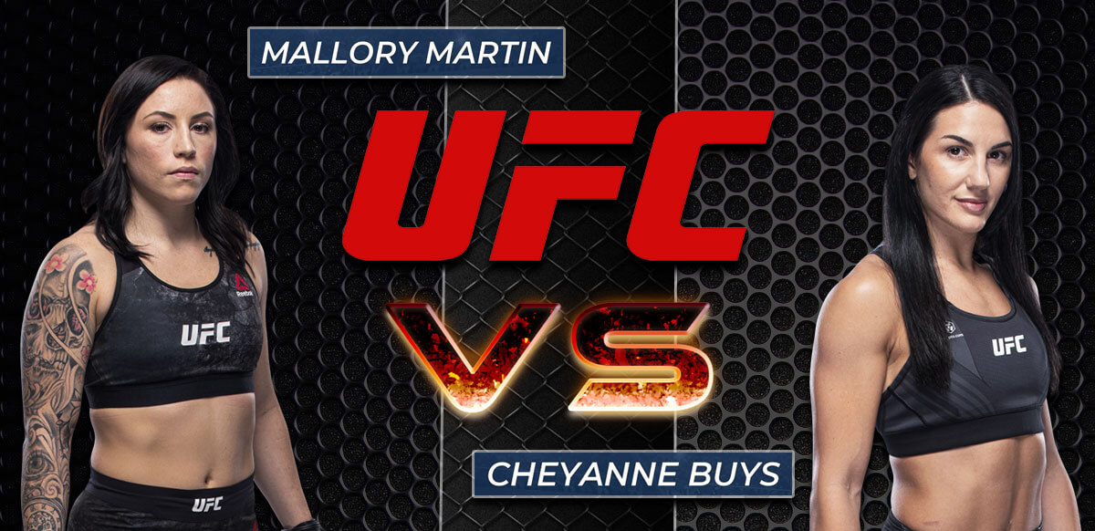Mallory Martin Vs Cheyanne Buys UFC Background