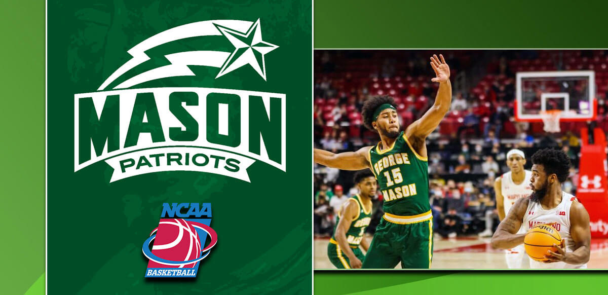 George Mason Patriots With NCAA Basketball Logo