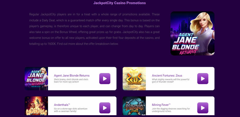 jackpot city casino rewards