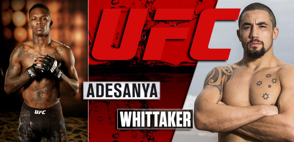 Adesanya Vs Whittaker UFC Background