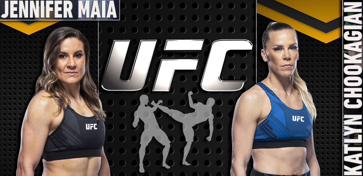 Jennifer Maia And Katlyn Chookagian UFC Background