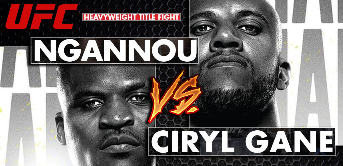 UFC Heavyweight Title Fight Ngannou Vs Gane