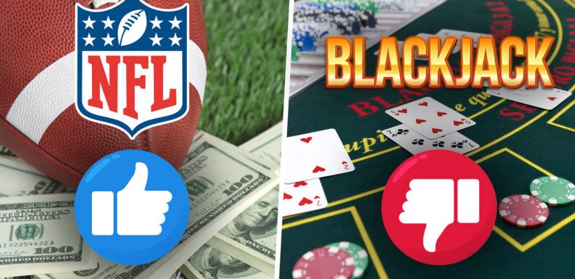 NFL Thumbs Up Blackjack Thumbs Down