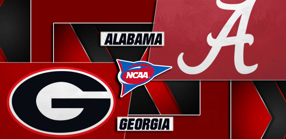 Alabama Georgia NCAA Football Background